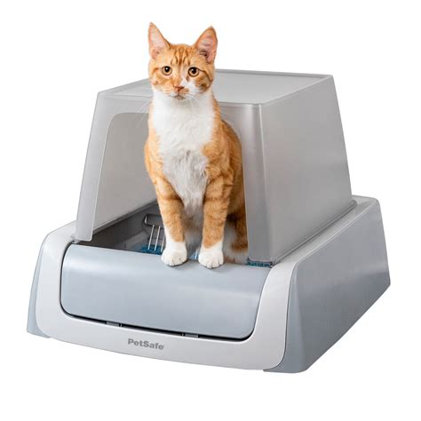 non electric self cleaning litter box|self scooping litter box cheap.